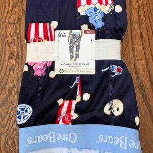 Care Bears Women's Sleep Pants Size Small 4-6 with Pockets NWT Pajama Bottoms
